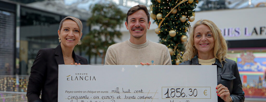 Remise de chèque au profit de l'ICM de Montpellier